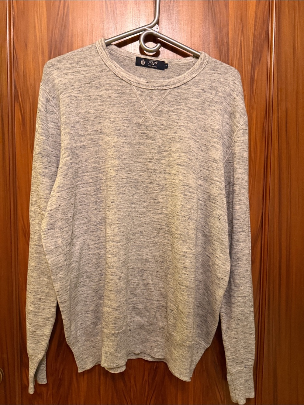 J. Crew Men’s Crewneck Sweater in Heather Gray size large